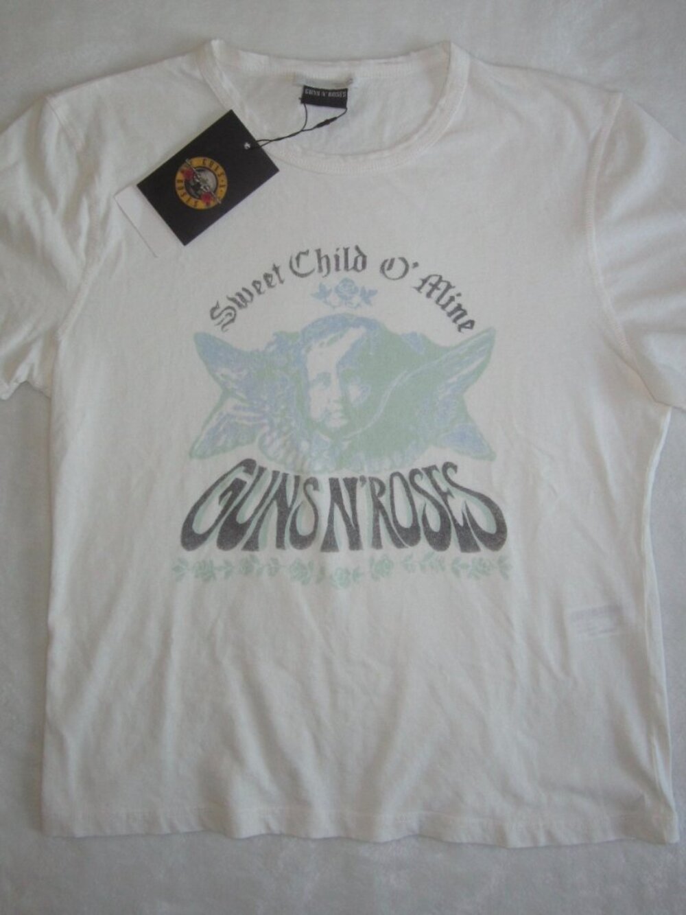 NWT ZARA x GUNS N' ROSES Sweet Child O' Mine Graphic T Shirt Women's Large